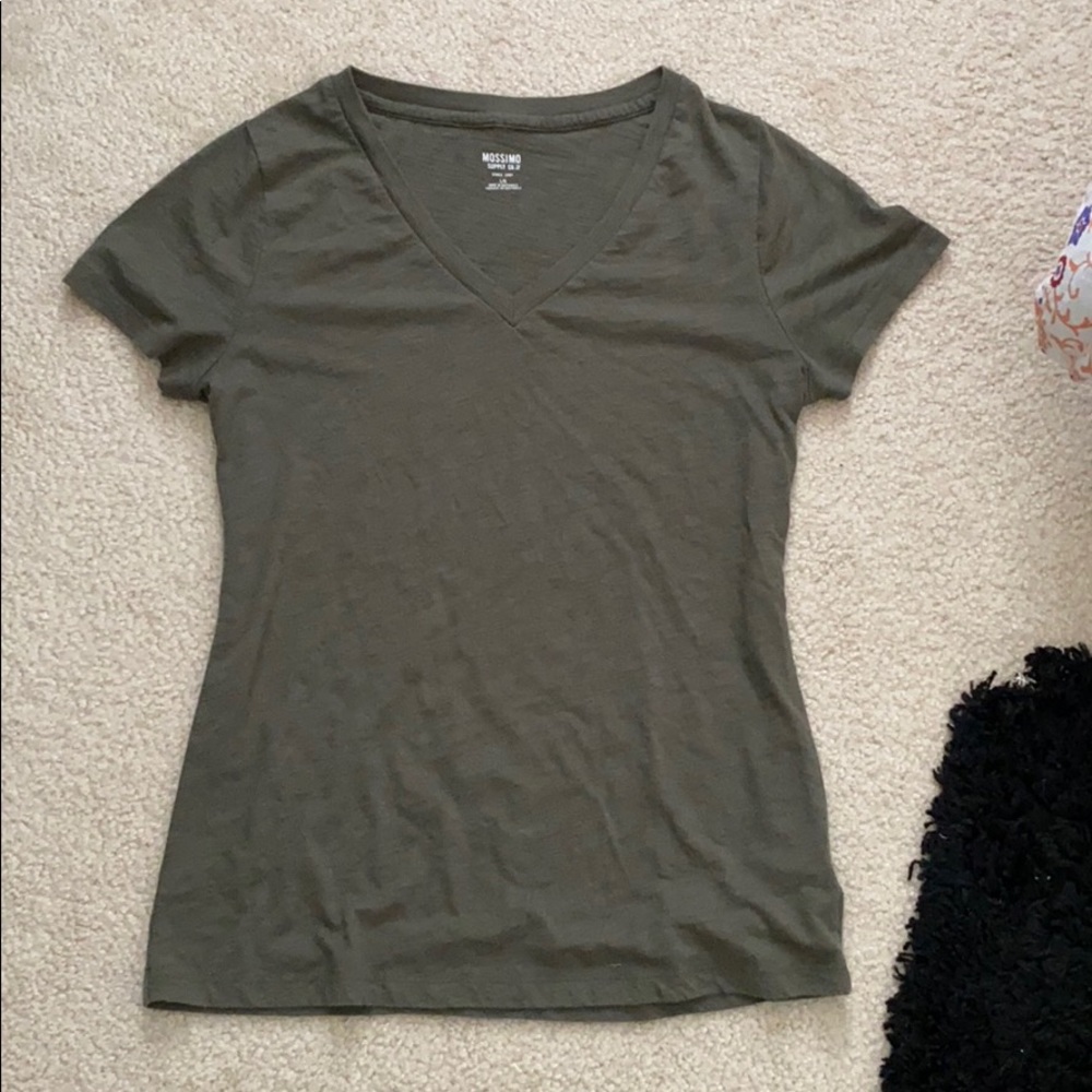 Army green tee